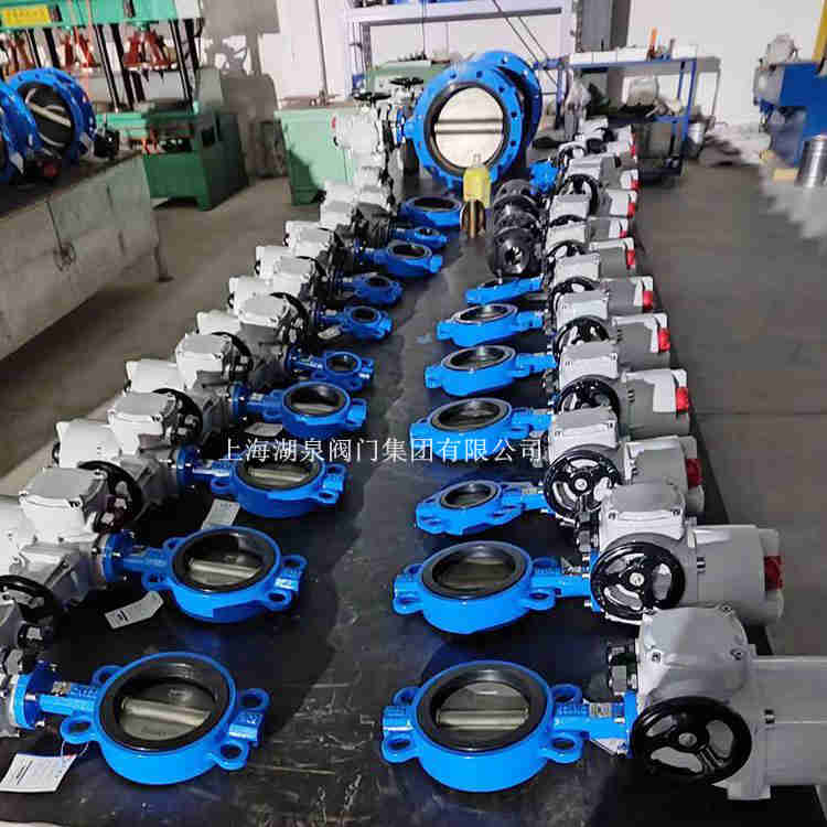 dn200電動蝶閥安裝圖片、規格參數