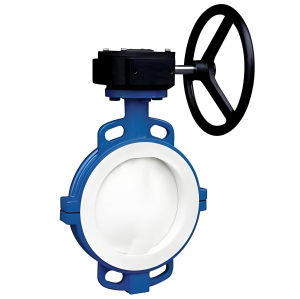 蝶閥\D371F46-10C\DN500\襯氟\蝶板WCB襯F46\手動(dòng)